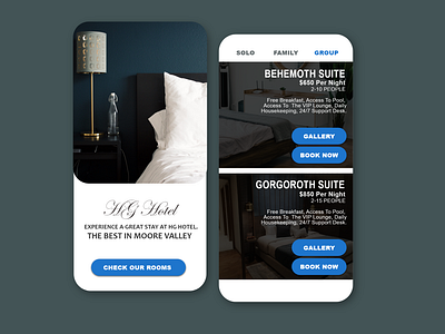 Daily UI #67 "Hotel Booking"