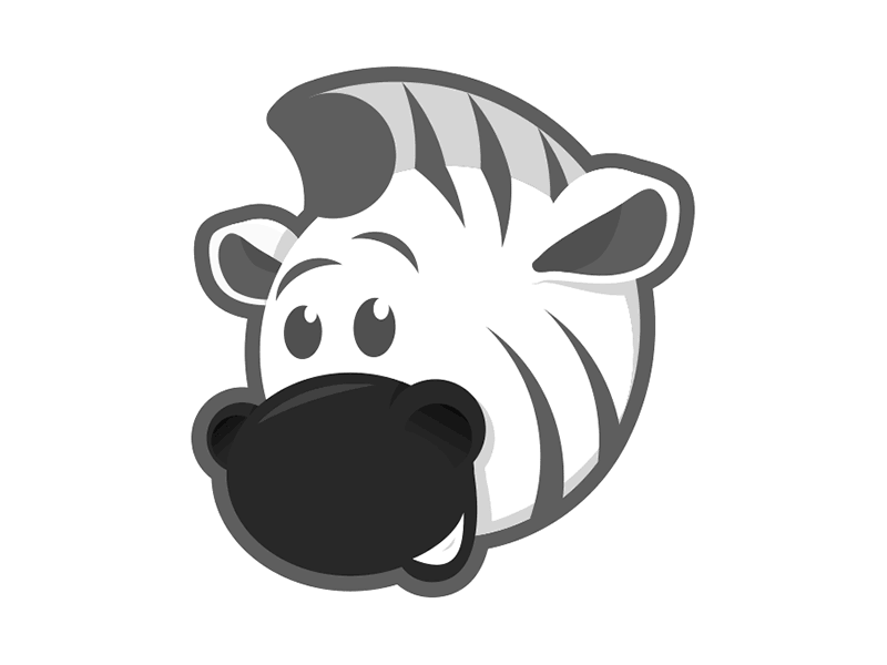 Murray the Zebra character crm logo zebra