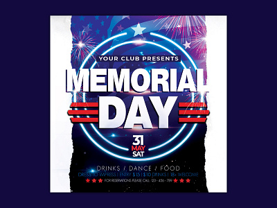 Memorial Day Flyer 4 th of july american american flag american traditional americana holidays independence day independence day flyer memorial memorial day memorial day flyer memorial day weekend memorialday usa usa flag usa holiday
