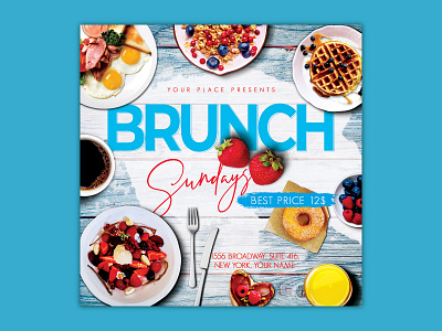 Brunch Saturday Flyer