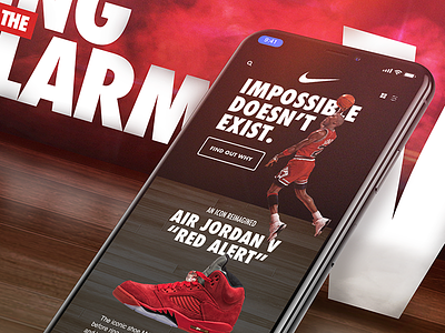 Nike SNKRS UI Revamp graphic design mobile nike ui ux