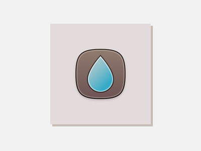 Watermark Cinnamon extension icon icon inkscape shadows squircle stroke svg vector