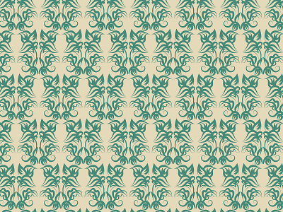 damask floral pattern