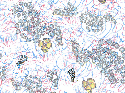 Abstract doddle pattern