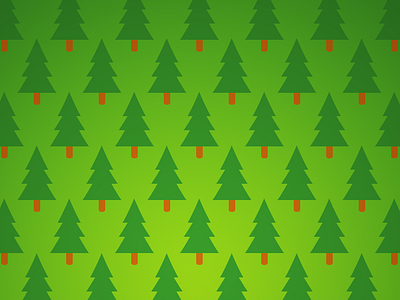 Christmas Forest iOS Wallpaper