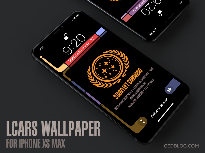 Star Trek Tng Lcars Wallpaper For Iphone Xs Max By Gedeon Maheux