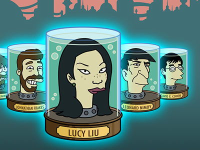 Futurama Jar Heads