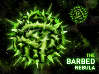The Barbed Nebula astronut dangerous game iconfactory photoshop scifi space