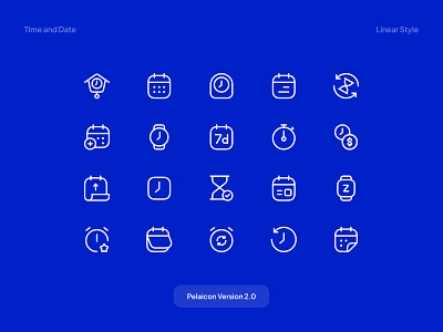 Time and Date Icons - Pelaicon v2.0