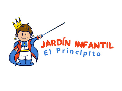 Logo Jardin Infantil El Principito brand identity branding branding design design illustration illustrator logo vector