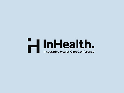 InHealth Health Care Conference Logo adobe brand dev brand identity branding design graphic design health and wellness logo logo design logo icon type typography vector wellness logo