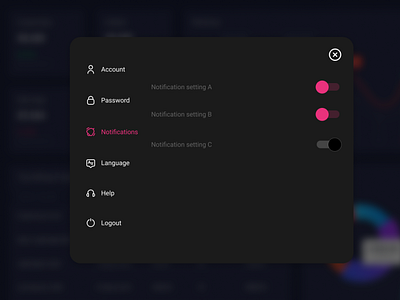 Daily UI  #007 Settings