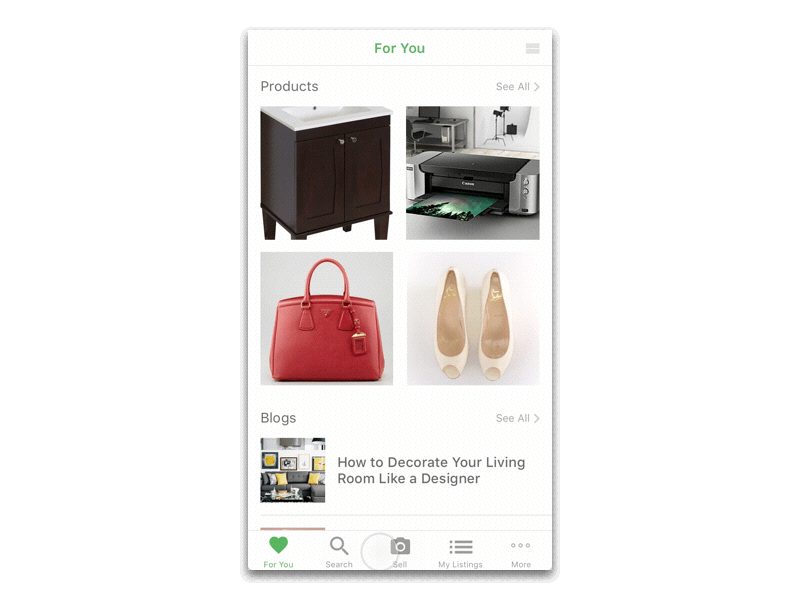 Visual Search Interactions commerce fashion search shopping visual