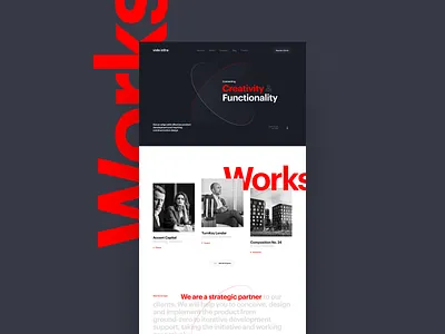 Vide Infra Website Pt.3 agency homepage portfolio strategy typography works