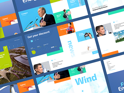 Astana Expo 2017 2017 astana energy expo flat future layout minimal ui web