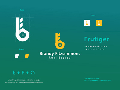 Brandy Fitzsimmons Real Estate Logo Concept