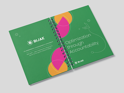 Spiral Notebook Branding | Onboarding kit | Bijak