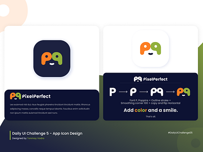 Pixel Perfect App Icon 2021 app appicon application dailyui dailyuichallenge design landing page landing page design new design ui uidesign uiux
