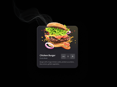 Chicken Burger app design figmadesign illustration logo ui ui designer ui ux uidesign ux