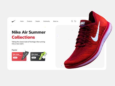 Nike app design figmadesign ui designer ui ux uidesign ux