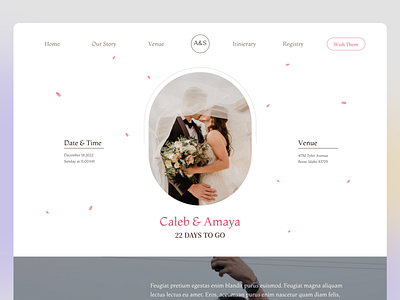 Wedding planner website app design figmadesign illustration ui designer ui ux uidesign ux