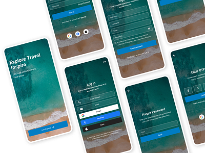 Travel app login