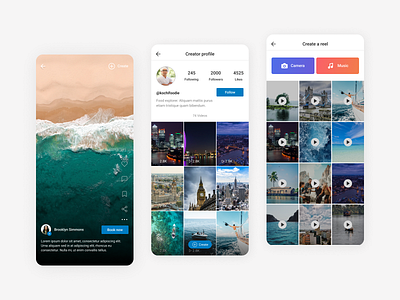 Travel app Ui