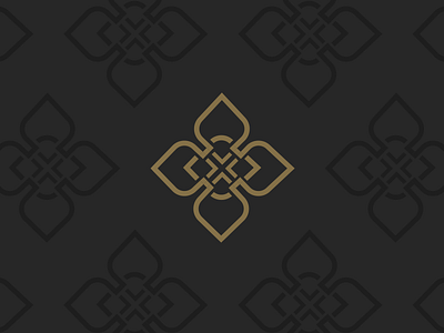 House of Amarah - pattern gold indian logo pattern