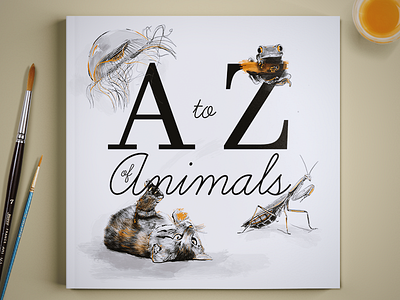 A to Z of animals kids book