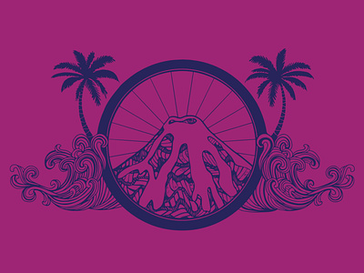 Big Island Bike Shop Shirt Design