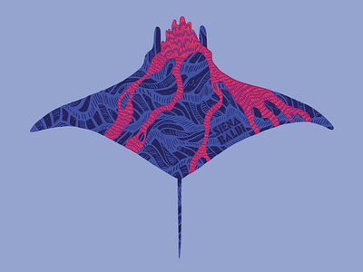 Manta Volcano big island hawaii lava lava flow manta manta ray surreal surrealism surrealistic tropical