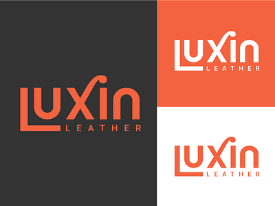 Luxin Leather logo branding logo logo design concept logo designs logo mark luxin luxin leather