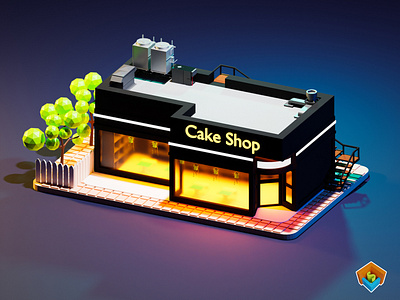 Cakeshop Lowpoly