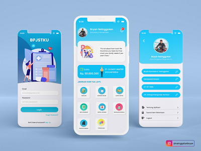 BPJSTKU APP REDESIGN creative design graphic design illustration motion graphics ui ui design ui ux uiux design uiuxdesign