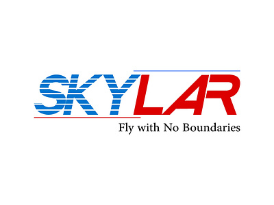 Skylar Air branding design flat logo minimal typography vector