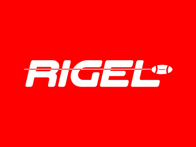 Rigel Balls american football branding design flat icon logo minimal rugby vector