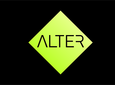 Alter, Logo. branding graphic design logo ui