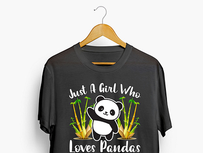 Just A Girl Who Loves Pandas T Shirt, Funny Panda Gift T-Shirt always always summer design illustration logo typography vector