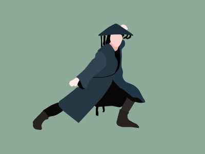 Ninja branding design dribbbleweeklywarmup flat illustration minimal ui ux vector