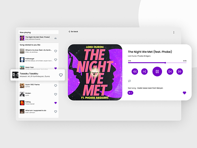 Music player web design figma music app musicplayer webdesign
