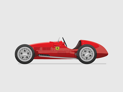 Ferrari 166 F2 car ferrari racing red retro