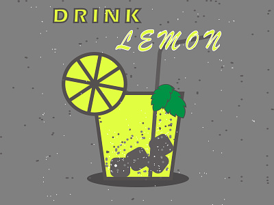 drink lemon animation art design flat graphic design illustration illustrator typography ux vector