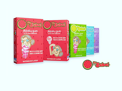 Big Babol Package Redesigned branding design illustration packaging