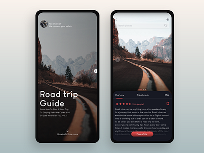 Road Trip Guide UI