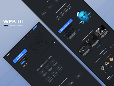 WEB UI Full Page [Dark-Mode]