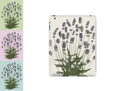 Lavender Break pattern design botanical flowers lavender