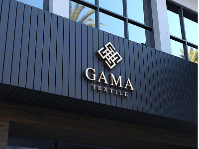 Gama Textile - Textile Logo branding design elegant logo graphic design illustration logo vector