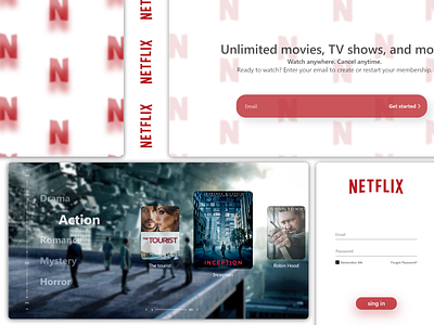 Netflix Redesign UI & UX