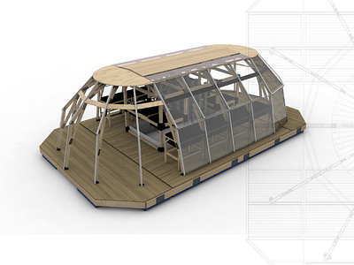 Tortue maraîchère. 3D design for Paysans terre mer 3d architecture design designer fusion360