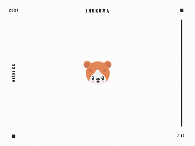 INUKUMA animal art bear brand brand identity branding design flat graphic graphic design graphicdesign graphics illustration logo logos vector